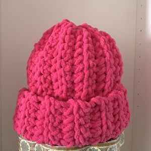 Chunky crochet cold weather hat